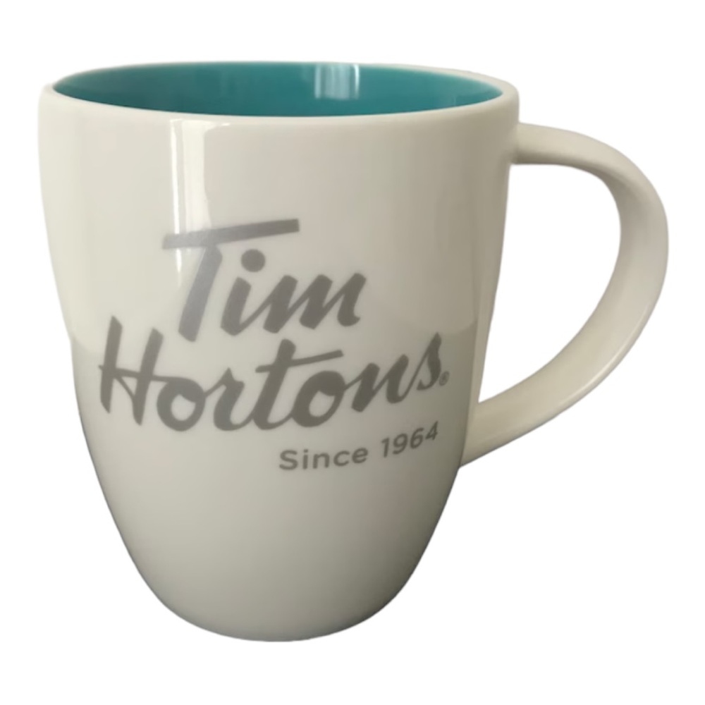 Tim Hortons 2014 TIMS Blue #014 Ltd Edition Tea Mug Ceramic Coffee Collectible